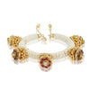 Gold Plated Kundan Ghungroo Bangle