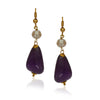 Dor Gold Plated Amethyst Double Strand Set