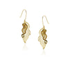Gold Plated Panaash Peacock Fililgree Kundan Earrings