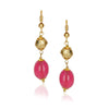 Dor Gold Plated Ruby Jade String Set