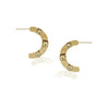 Gold Plated Panaash Kundan C-Hoop Earrings
