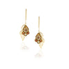 Gold Plated Panaash Kundan Filigree Earrings