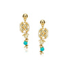 Grishma Gold Plated Kundan Turquoise Choker Set