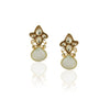 Gold Plated Neel Kundan Larimar Necklace Set