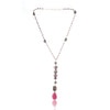 Silver Plated Celestial Victorian Tourmaline Necklace Set