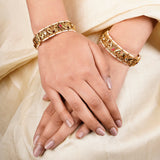 22k Gold Plated Sankranti Inaya Bangle