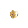 Swarnam Flower Kundan Ring