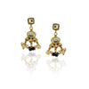 Gold Plated  Neel Kundan Citrine Onyx Necklace Set