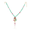 Gold Plated Neel Kundan Peacock Tourmaline Set