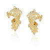 Gold Plated Kundala Peacock Earring
