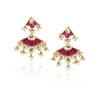 Gold Plated Neel Kundan Pearl Necklace Set