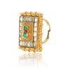 Gold Plated Kundan Ring