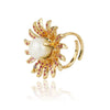 Gold Plated White Pearl Ring