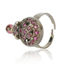 Silver Plated Ruby Ring