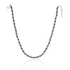 Gold Plated DOR Iolite Onyx String Necklace Set