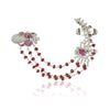 Silver Plated Ruby Ring