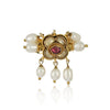 Gold Plated Kundan Ring