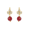 VILANDI KUNDAN FLOWER PENDANT SET