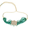 VILANDI POLKI GREEN CHOKER SET