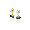 Gold Plated DOR Iolite Peridot String Necklace Set