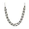 Silver Plated Tarana Black Onyx String