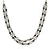Silver Plated Tarana Black Onyx String