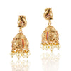 Gold Plated Sankranti Temple Krishna Necklace Set