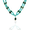 Gold Plated Tarana Turquoise Green Onyx String