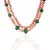 Gold Plated Tarana  Rose Quartz String