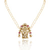 Gold PlatedSankranti Temple Kundan Necklace Set