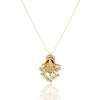 Gold Plated Sankranti Temple Kundan Necklace Set