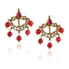 Gold Plated Pacchi Coral Necklace Set