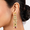 22k Gold Plated Sankranti Jhanvi Earring
