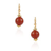 Gold Plated Tarana Carnelian Gold Bead String