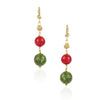 Gold Plated Tarana Coral Gold Bead String