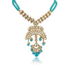 Gold Plated Pacchi Turquoise Necklace  Set