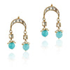 Gold Plated Pacchi Turquoise Necklace  Set