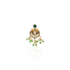 Gold Plated Kundan Pearl Nosepin