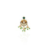 Gold Plated Kundan Pearl Nosepin