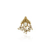 Gold Plated Kundan  Pearl Nosepin