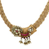 VILANDI KUNDAN BROWN PENDANT