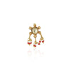 Gold Plated Kundan Pearl Nosepin