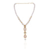 Gold Plated Taraash Pink Kundan Necklace Set
