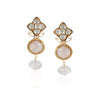 Gold Plated Taraash Pink Kundan Necklace Set