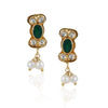 Gold Plated Valentine Kundan Choker Set