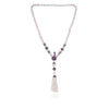 Silver Plated Valentine Zircon Peacock Necklace Set