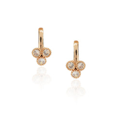 Dainty Rose Plated Zircon Earcuff