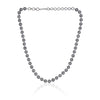 Silver Plated Valentine Zircon Ball String Set
