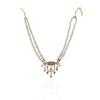 Gold Plated Taraash Rock Crystal Necklace Set