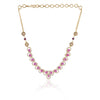 Gold Plated Valentine Zircon Necklace Set